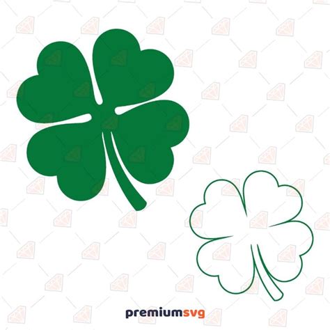 Embellishments Four Leaf Clover Clover SVG for Cricut Digital file Clover SVG Craft Supplies ...