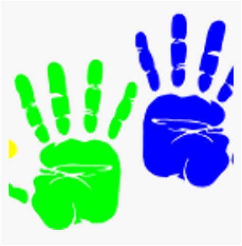 Child Handprint Clip Art