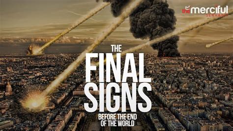 The Final Signs Before The World Ends | End of the world, End times ...