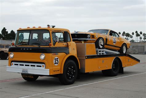 FORD C-SERIES CAB-OVER HAULER & PARNELLI JONES (PJ) 1970 FORD MUSTANG ...