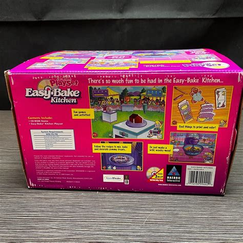 Vintage Easy Bake Kitchen CD-Rom Playset With Original Box 1999 Hasbro NO DISC | #4543350841