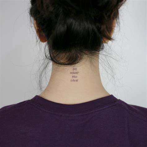 20 Back of the neck tattoo ideas to tempt you