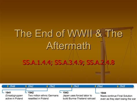 The End of WWII & The Aftermath - Miami Beach Senior High School