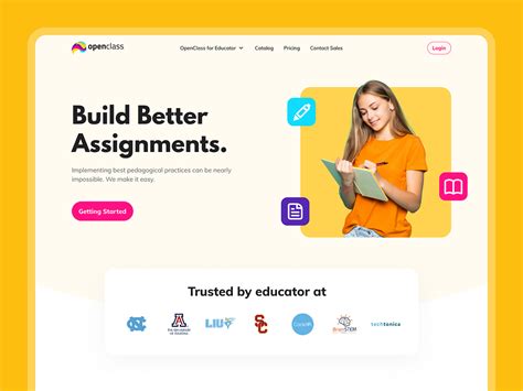 Tutor Website designs, themes, templates and downloadable graphic elements on Dribbble