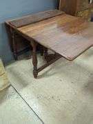 Drop Leaf Dining Table, 30" H x 70" L x 40" W, With 1 Extra 9" Leaf - Mayo Auction & Realty