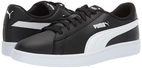 PUMA Men's Smash v2 Sneaker, Blackwhite, 4 M US | Pricepulse