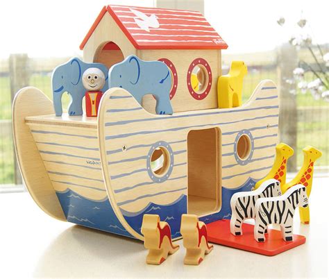 wooden noah's ark toy by jammtoys | notonthehighstreet.com