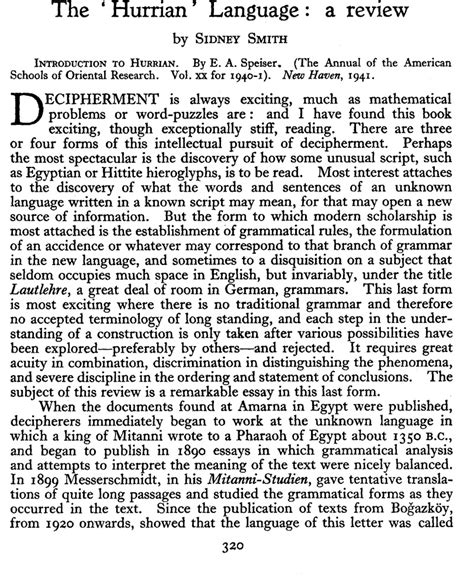 The ‘Hurrian’ Language: a review | Antiquity | Cambridge Core