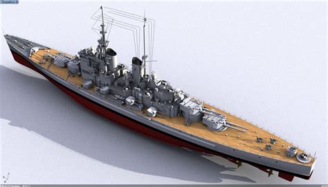 HMS Vanguard 3D Model $199 - .3dm - Free3D