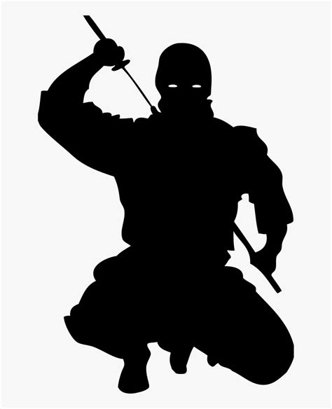 Ninja - Ninja Shadow, HD Png Download - kindpng