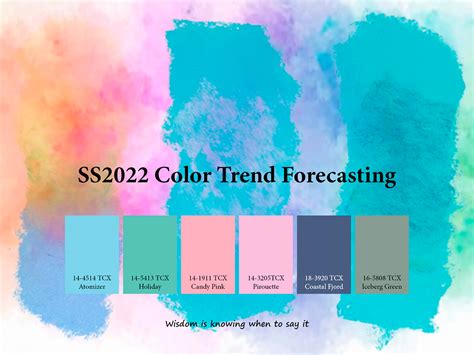 SpringSummer 2022 Trend forecasting on Pantone Canvas Gallery