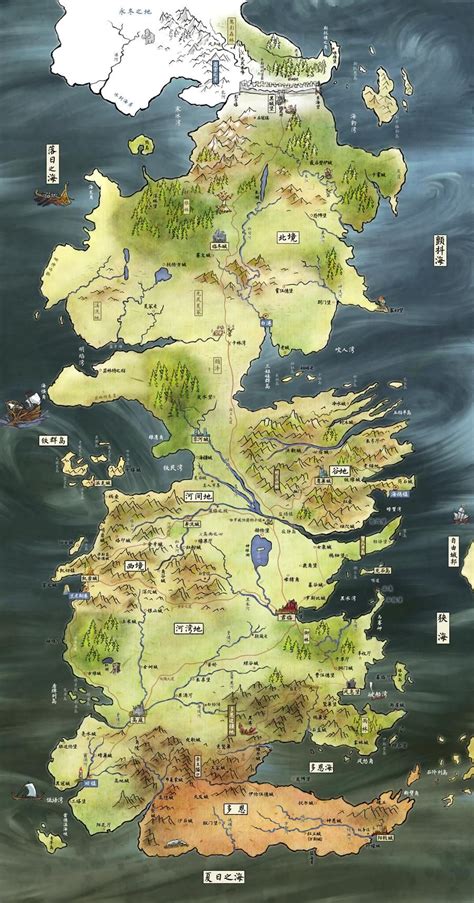 Map of ASoIaF by skyhigh0035 on DeviantArt | Fantasy world map, Fantasy map, Fantasy map making