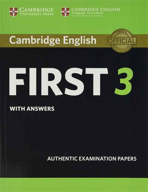 Cambridge English: First (FCE) 3 Student´s Book with Answers ...