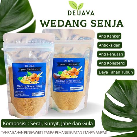 Minuman Sari Serai Kunyit Jahe Instan 100 gram Wedang Dejava Minuman Tradisonal Dejava Jahe ...