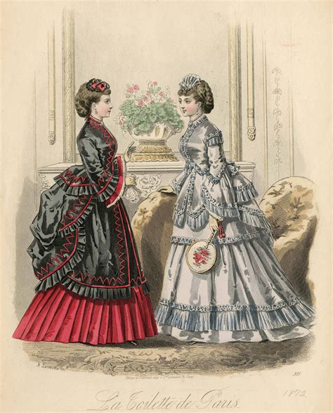 Le Toilette de Paris 1870 | Disegni di moda, Ritratti, Di moda