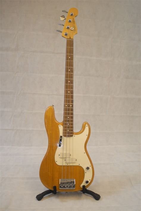 1983 Fender Precision Bass Elite USA Natural White Guard Rosewood Neck - My Guitars 4U