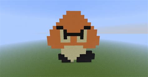 Goomba Pixel Art! Minecraft Project