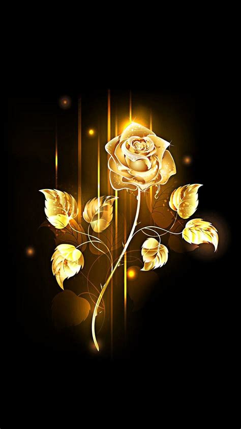 Golden Rose Wallpapers - Wallpaper Cave