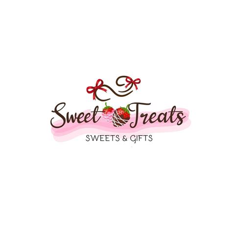 Sweet Treats Logo Design Strawberry Chocolate Logo Cakepops - Etsy in 2023 | Cake logo design ...