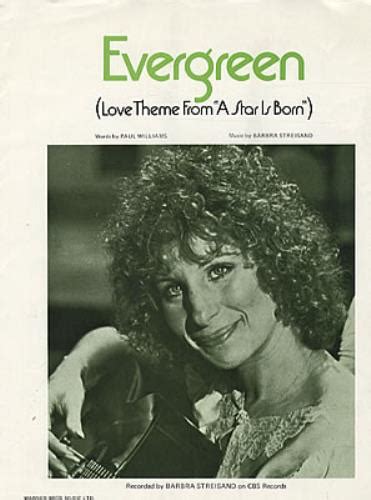 Barbra Streisand Evergreen UK sheet music (320419) KY14036