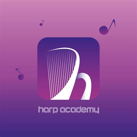 Harp academy logo project on Behance