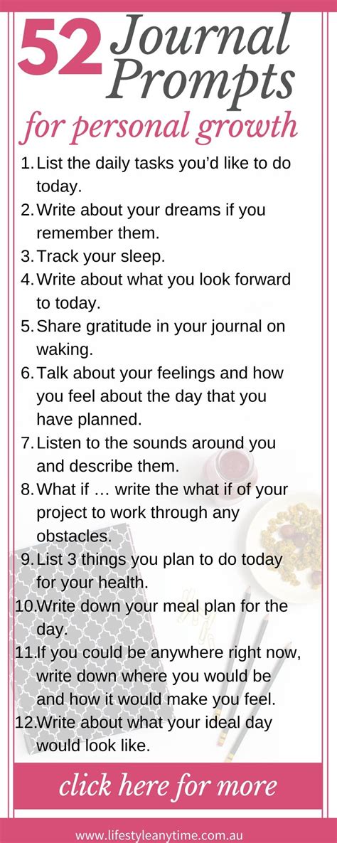 52 Easy journaling prompts for beginners. • Lifestyle Anytime