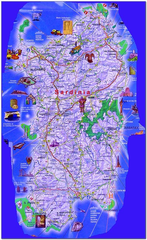 Best Road Map Of Sardinia | prosecution2012