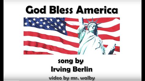 God Bless America with lyrics and notes by ~Visual Musical Minds~ - YouTube