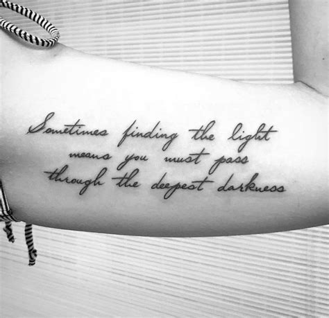 Find the light in the darkness tattoo 276883