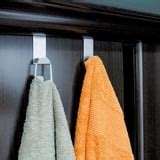 4-pack Door Hooks Stainless Steel, Reversible Over Door Cabinet Drawer ...