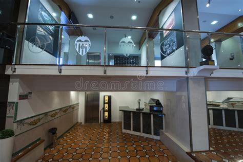 Inside Mestalla Stadium editorial photography. Image of interior - 54444082