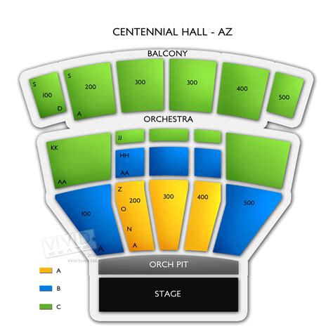 Centennial Hall - AZ Tickets – Centennial Hall - AZ Information – Centennial Hall - AZ Seating Chart