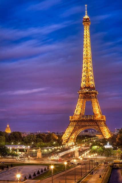 Eiffel Tower Sunset | Wisata prancis, Menara eiffel, Pemandangan