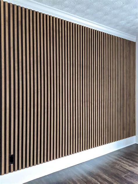 AFFORDABLE SLAT WALL – Simply Aligned Home | Wood slat wall, Slat wall, Wood slats