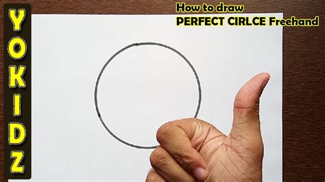 How to Draw a Perfect Circle Freehand - YouTube