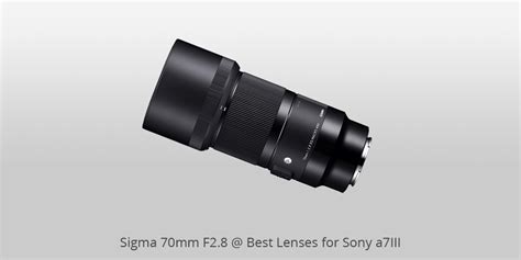 9 Best Lenses for Sony a7III in 2024