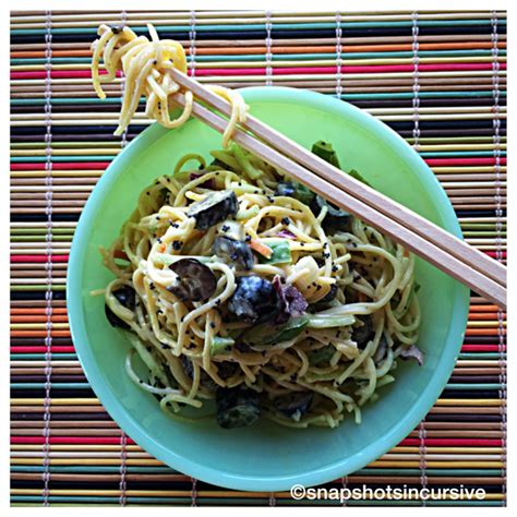 Vermicelli Pasta Salad | snapshotsincursive