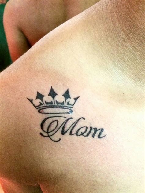 Mom Tattoo with Crown | Tattoos for daughters, Mom tattoo designs, Mom ...