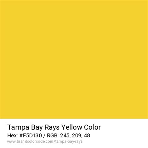 Tampa Bay Rays Brand Color Codes » BrandColorCode.com