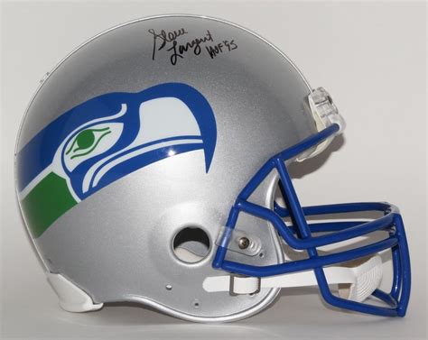 Steve Largent Signed Seattle Seahawks Throwback LE Full-Size Authentic ...