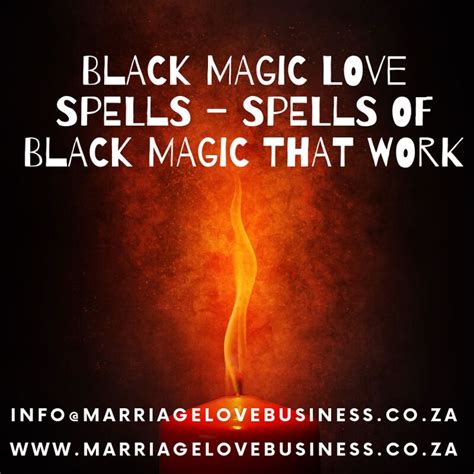 Black Magic Love Spells – Spells Of Black Magic That Work | Black magic ...