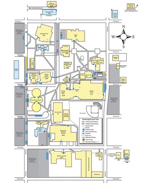 Sac State Campus Map - Printable Map