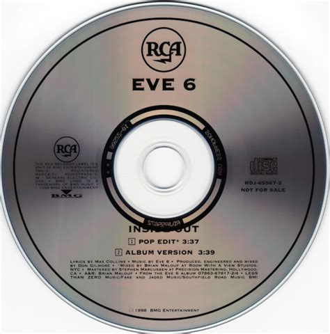 Eve 6 - Inside Out (1998, CD) | Discogs