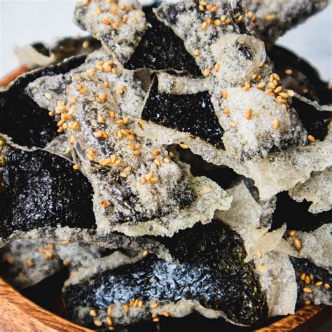 Fried Seaweed Chips | Gim Bugak | Mikha Eats