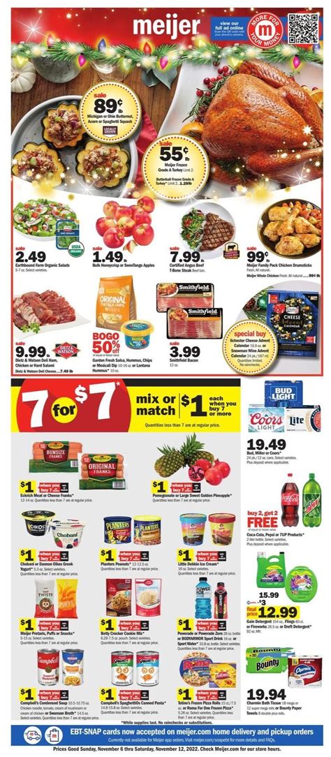 Meijer Weekly Ad Nov 6 - 12, 2022 - WeeklyAds2