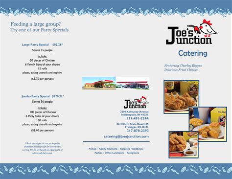 Catering - Joe's Junction