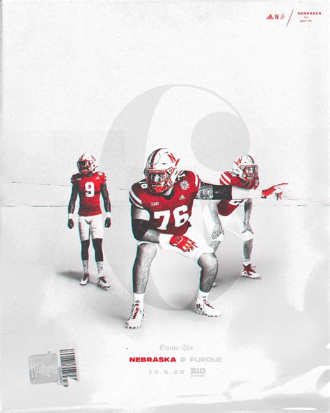 Nebraska Football on Twitter | Sports graphic design, Sports design ...