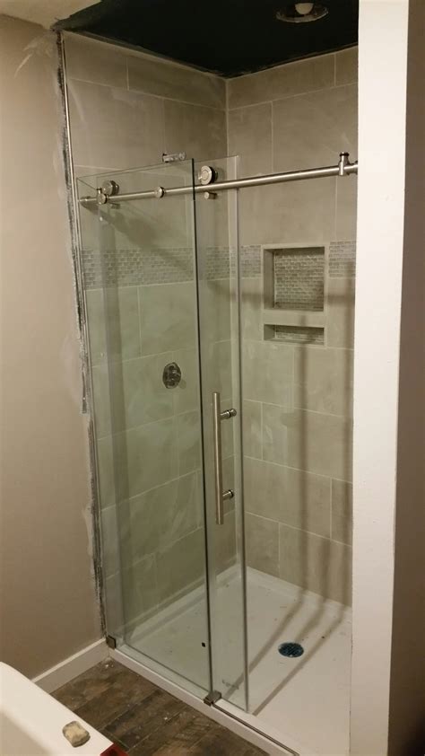 Sliding Glass Shower Door Installation Services - Hedgehog Home ...