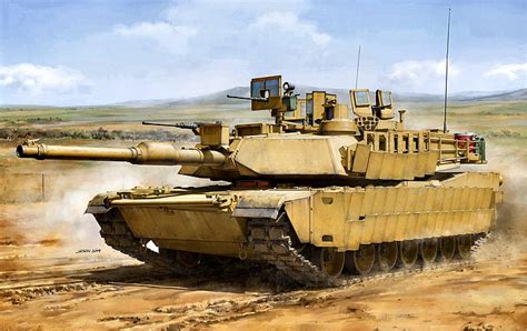 Tanks, M1 Abrams, Artistic, Tank, HD wallpaper | Wallpaperbetter