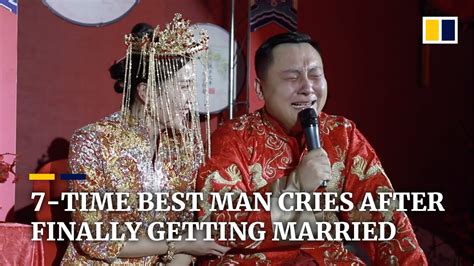 7-time best man cries tears of joy on his wedding day - YouTube